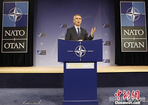 资料图:北约秘书长斯托尔滕贝格。 中新社记者 德永健 摄 资料图:北约秘书长斯托尔滕贝格。 中新社记者 德永健 摄