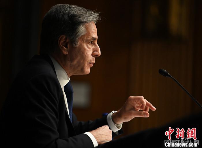 美国务卿布林肯。 中新社记者 陈孟统 摄