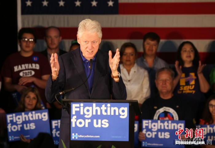 美国前总统克林顿。 美国前总统克林顿。