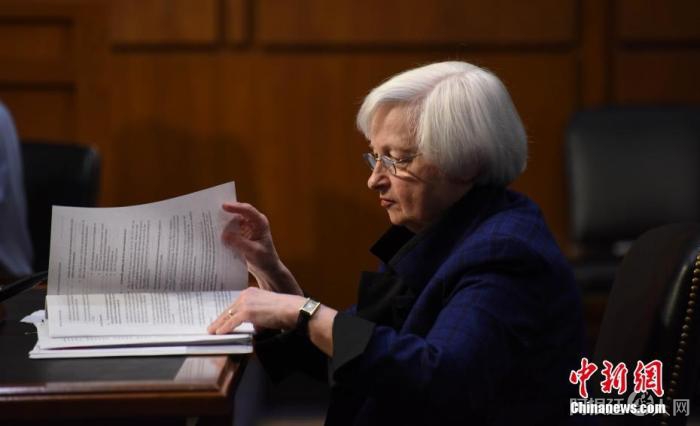 美国财政部长耶伦。 美国财政部长耶伦。