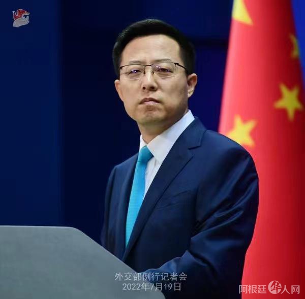 外交部发言人赵立坚。薛伟 摄 外交部发言人赵立坚。薛伟 摄