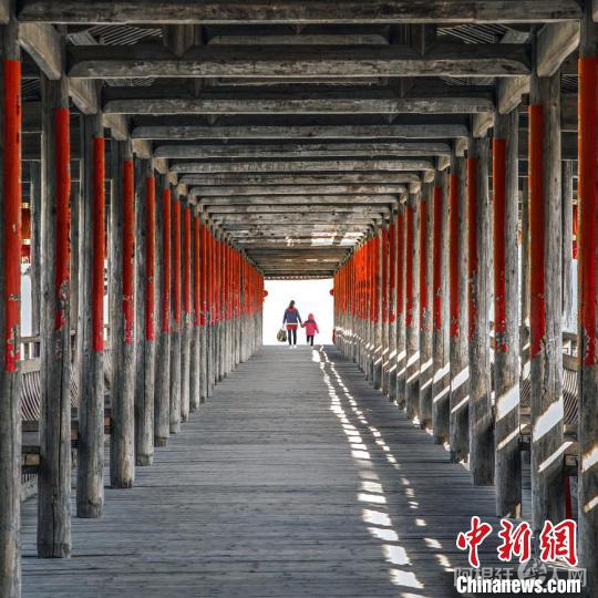 万安桥，摄于2018年4月。　缪福森 摄