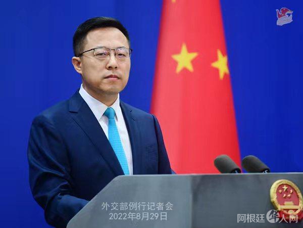 外交部发言人赵立坚。薛伟 摄 外交部发言人赵立坚。薛伟 摄