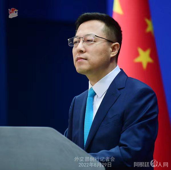 外交部发言人赵立坚。薛伟 摄 外交部发言人赵立坚。薛伟 摄