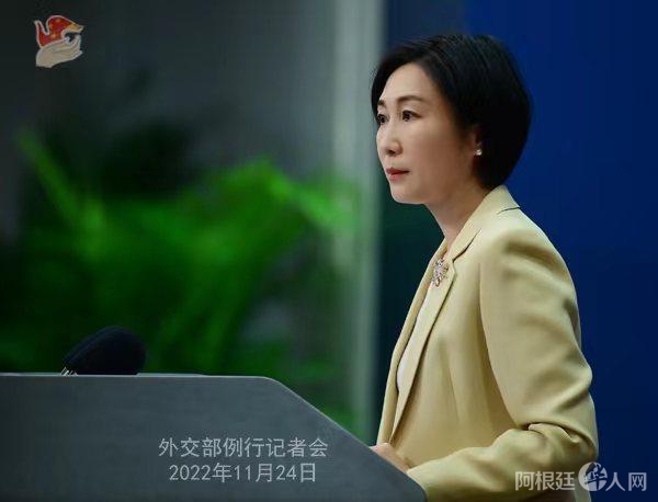 外交部发言人毛宁。 薛伟 摄