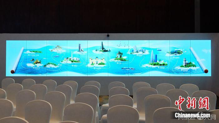 共建“一带一路”绿色成果展现场。