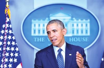 奥巴马重申美不会返伊作战 酌情打击反政府武装