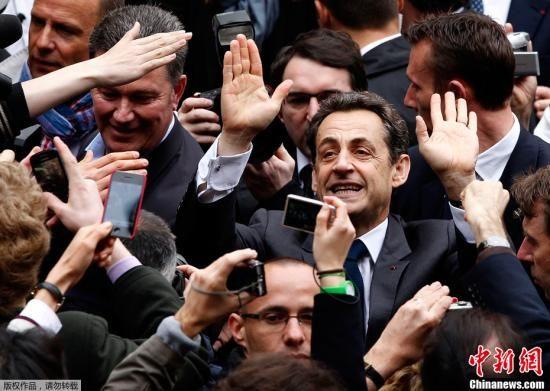 资料图：法国前总统萨科齐。