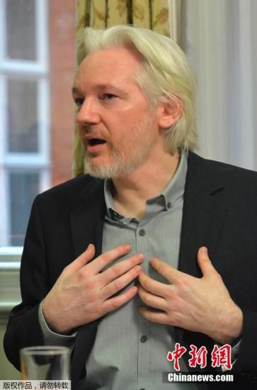 　资料图：&ldquo;维基解密&rdquo;网站创始人阿桑奇