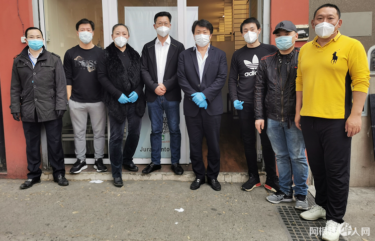爱心捐赠！阿根廷侨界抗疫工作委员会在中国城发放防疫物资